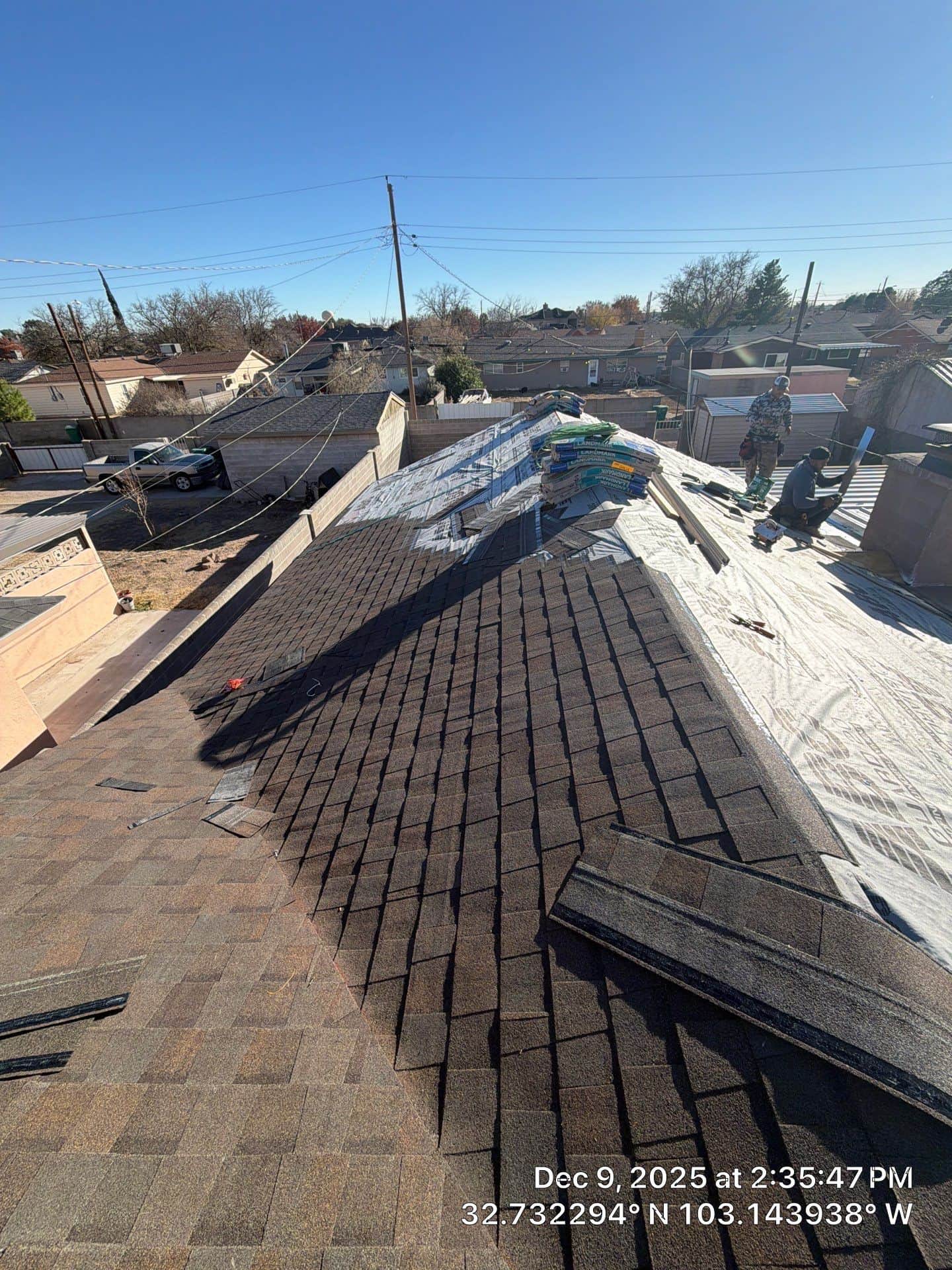 Hobbs roofing project 2