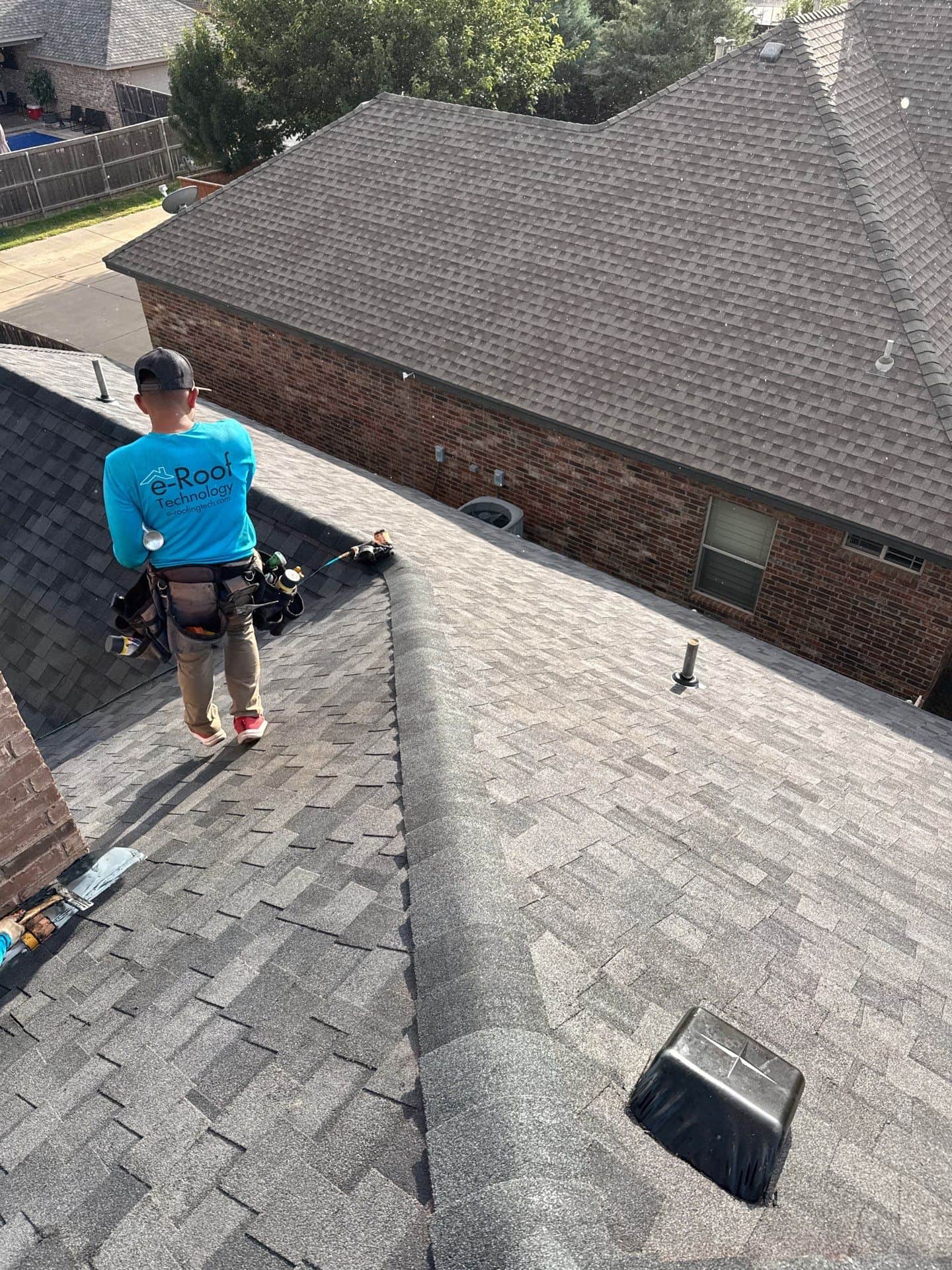 Lubbock roofing - Shingle Installation