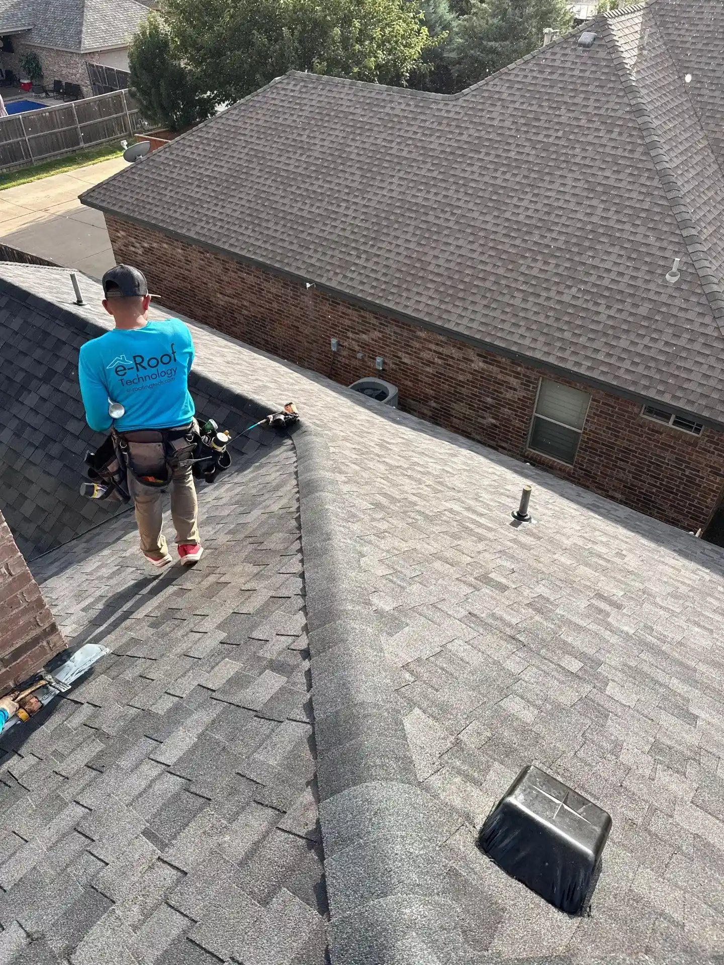 Lubbock roofing - Shingle Installation